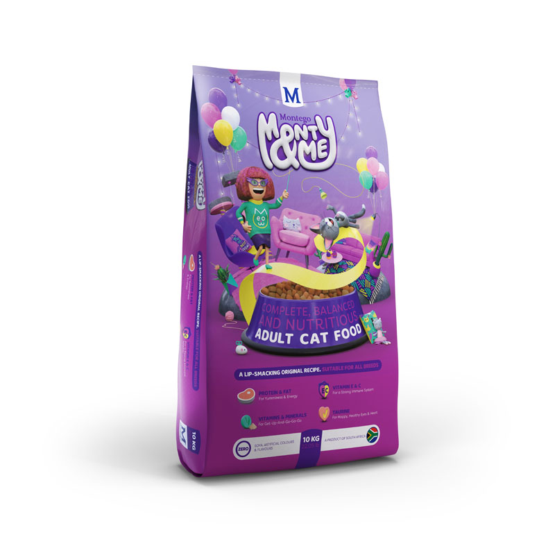 Monty & Me Cat 20kg - CENTURION free delivery ONLY