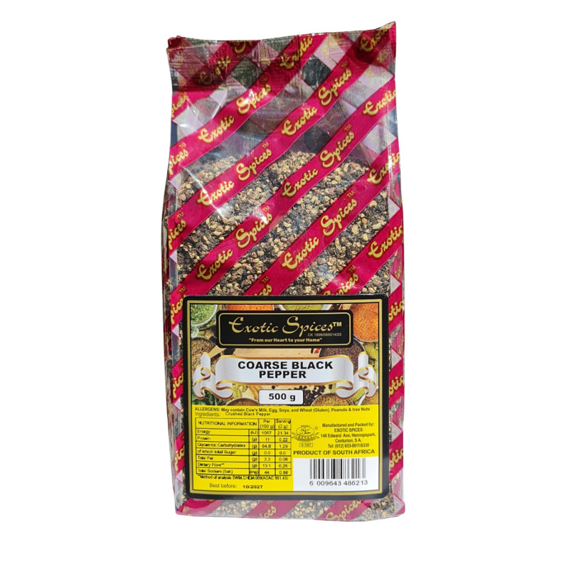 Coarse Black Pepper 500g