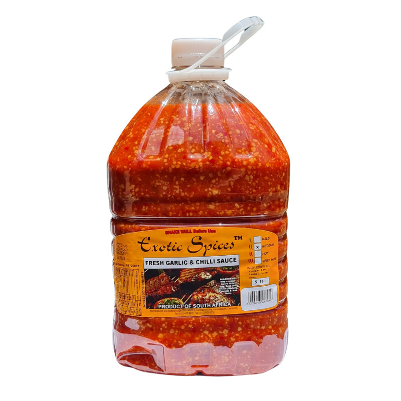 Fresh Garlic and Chilli Sauce 5L