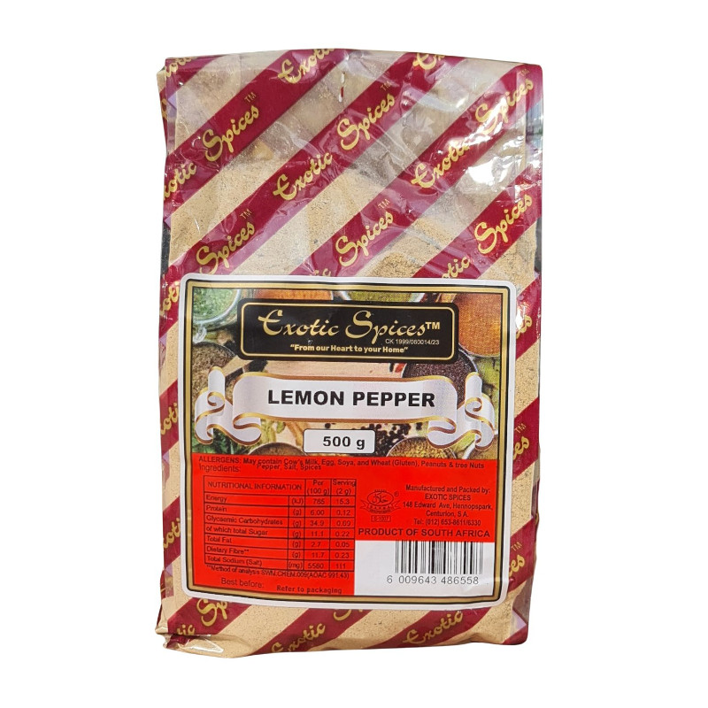 Lemon Pepper 500g