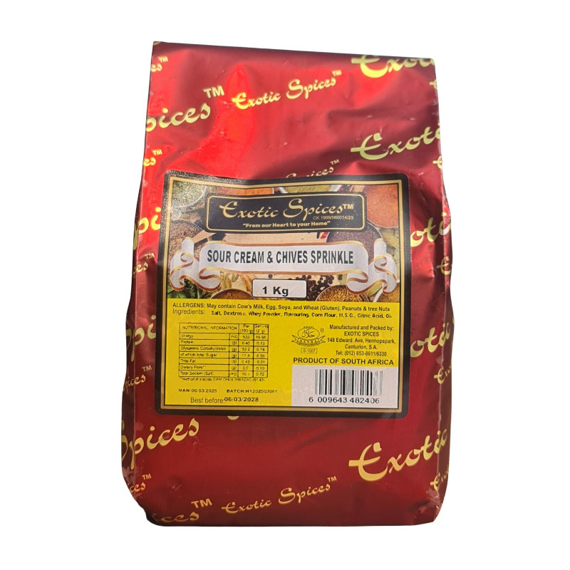 Sour Cream & Chives Sprinkle 1kg