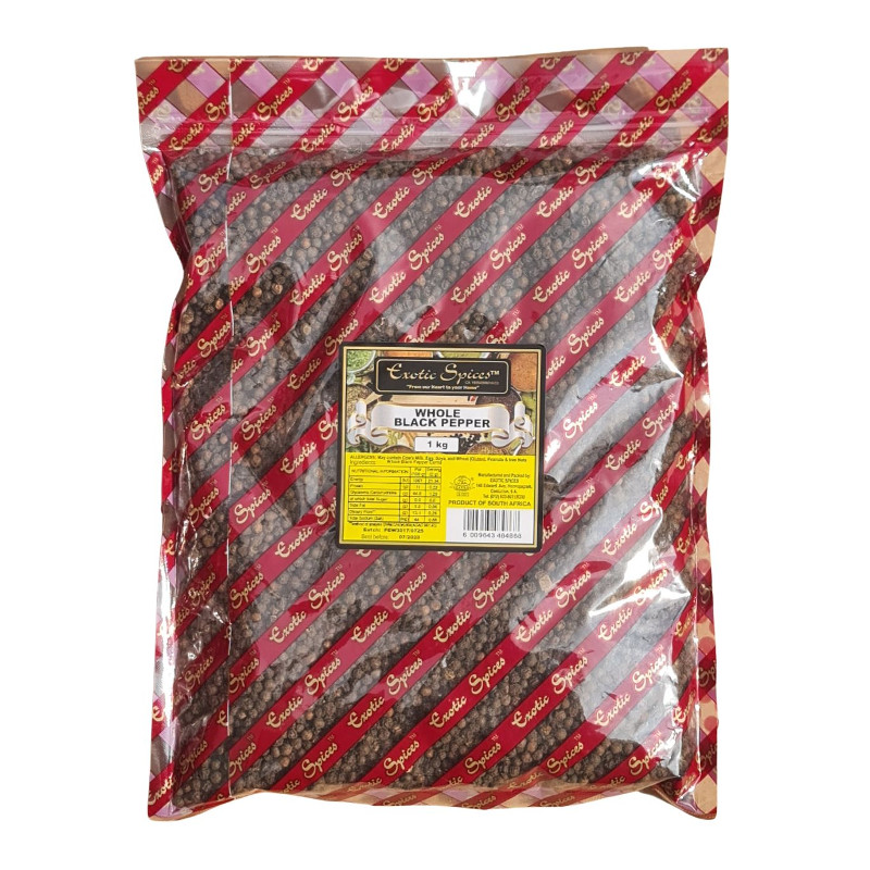 Whole Black Pepper 1kg