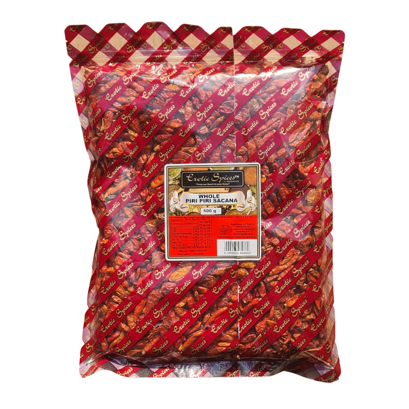 Whole Piri Piri Sacana 500g