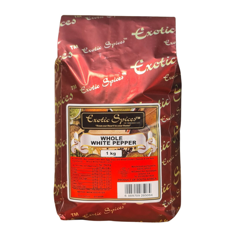 Whole White Pepper 1kg
